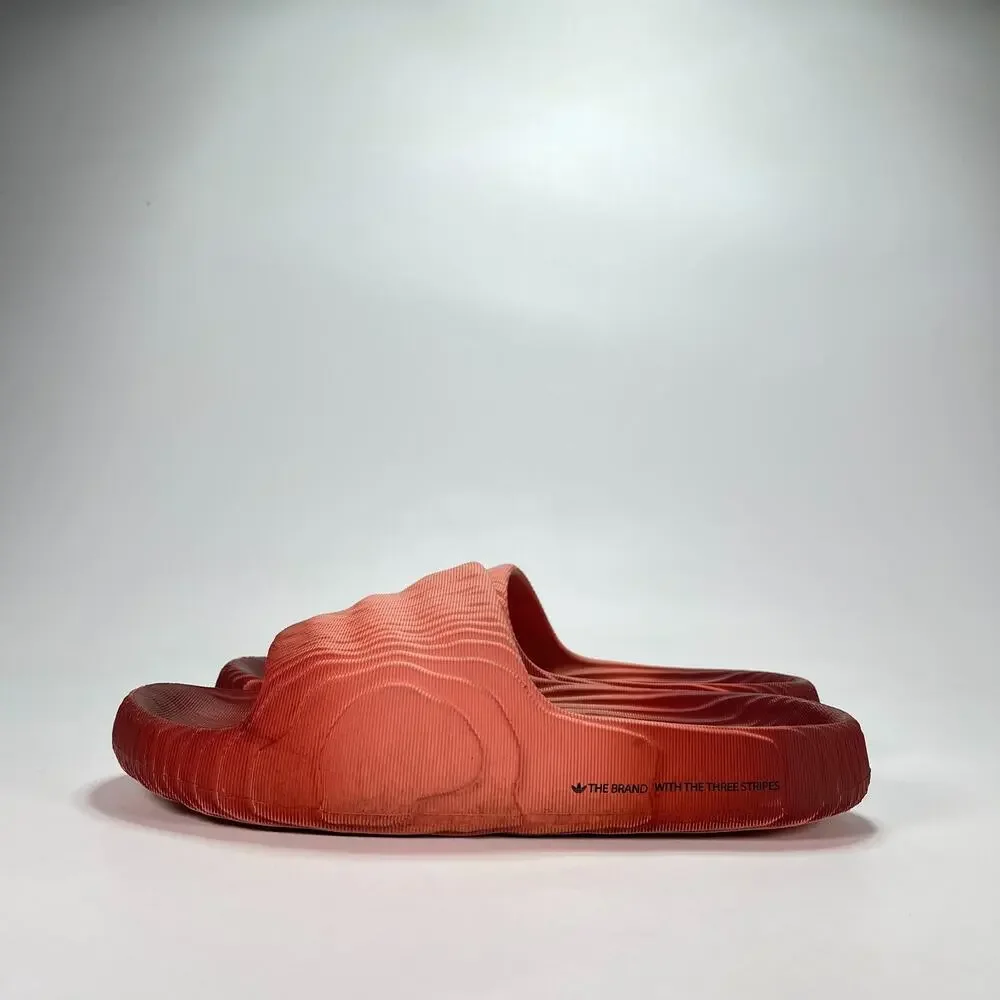 Adidas Adilette 22 Preloved Red Casual Slides Sandals Men's Size US 12.5 UK 12